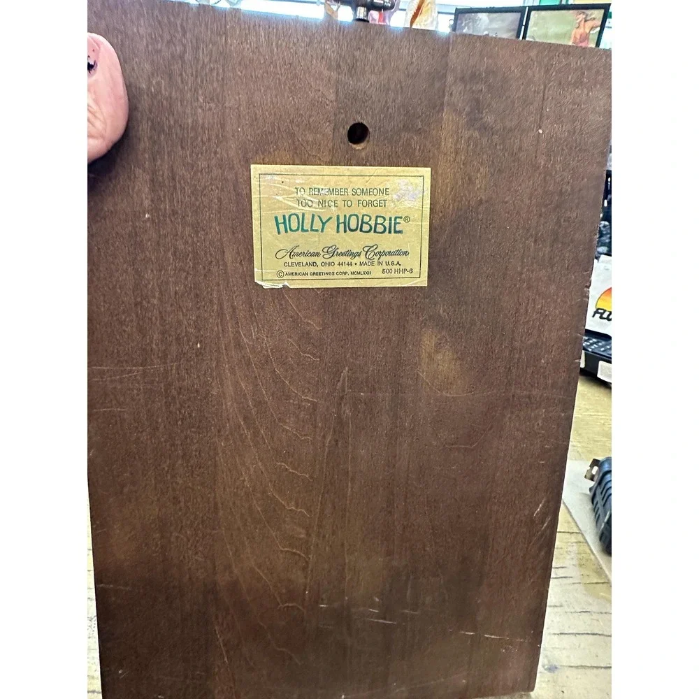 Vintage What the World Needs Holly Hobbie Plaque